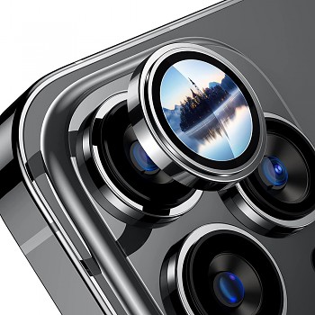 Lito S+ ochranné sklo na kameru iPhone 14 Pro/Pro Max stříbrné