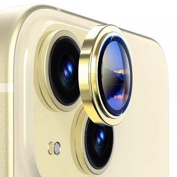 Ochranné sklo na fotoaparát Lito S+ iPhone 14 iPhone 14 Plus žlutá