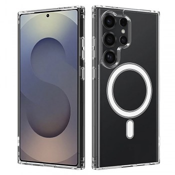 Techsuit MagSafe Pro pro Samsung Galaxy S25 Ultra průhledný