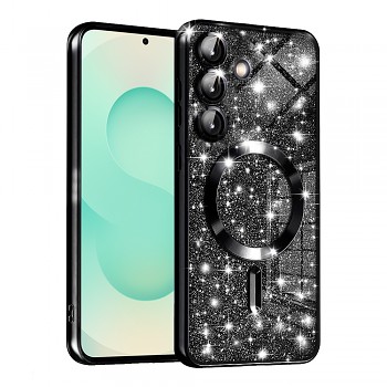 Techsuit Luxury Glitter MagSafe pro Samsung Galaxy S25 Plus černá