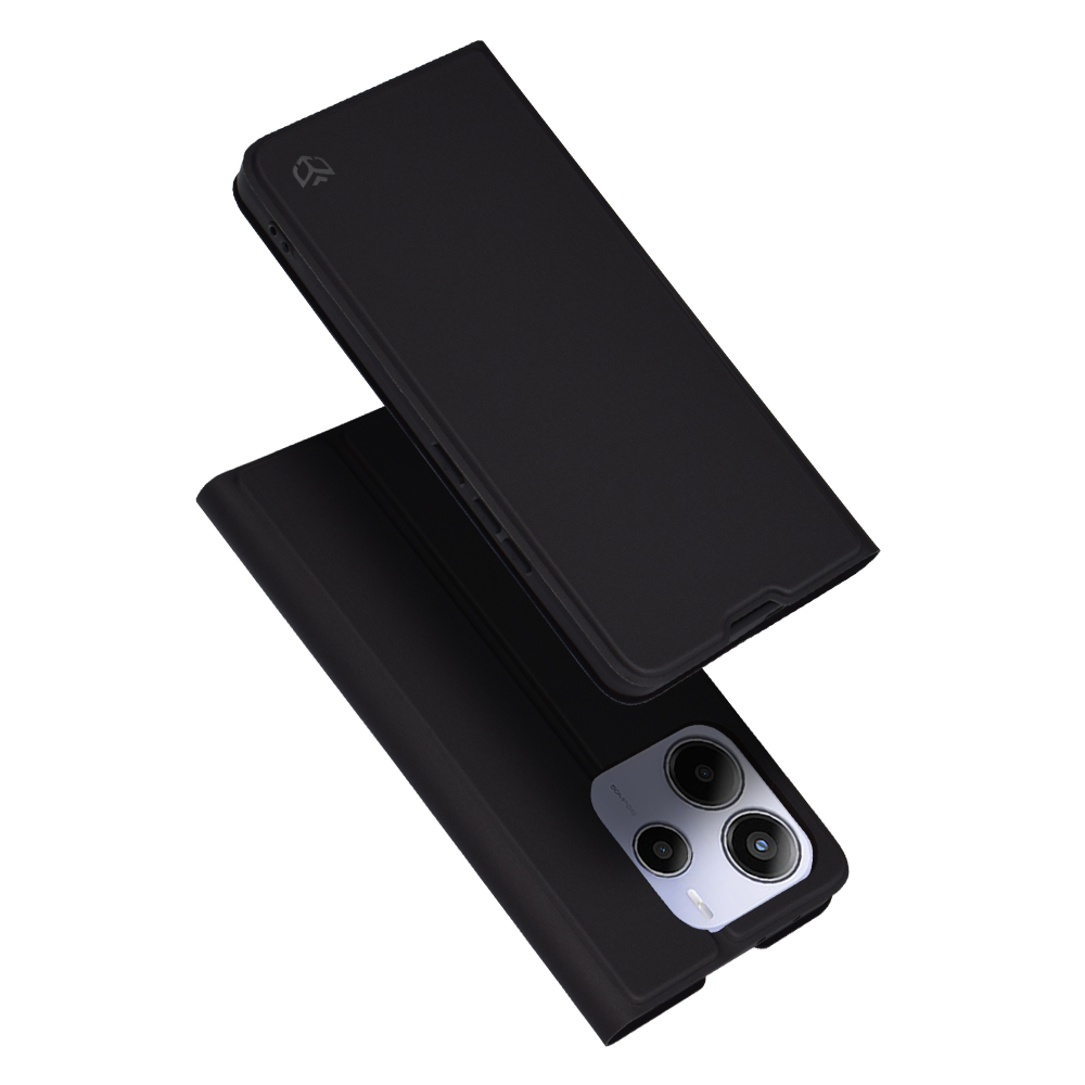 Levně Pouzdro Techsuit Magskin Book pro Xiaomi Redmi Note 14 5G černé