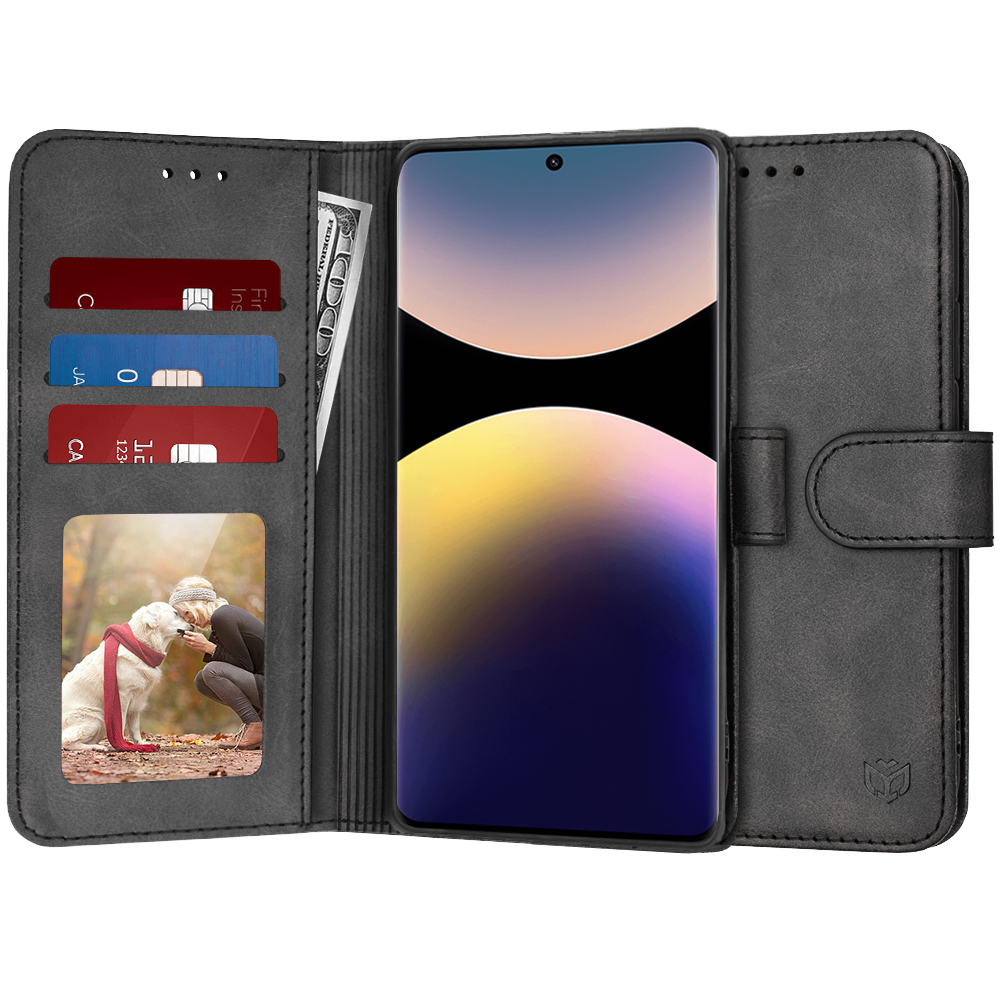Levně Pouzdro na deník Xiaomi Redmi Note 14 Pro 5G Poco X7 černé