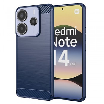 Techsuit Carbon Silicone pro Xiaomi Redmi Note 14 5G modrý