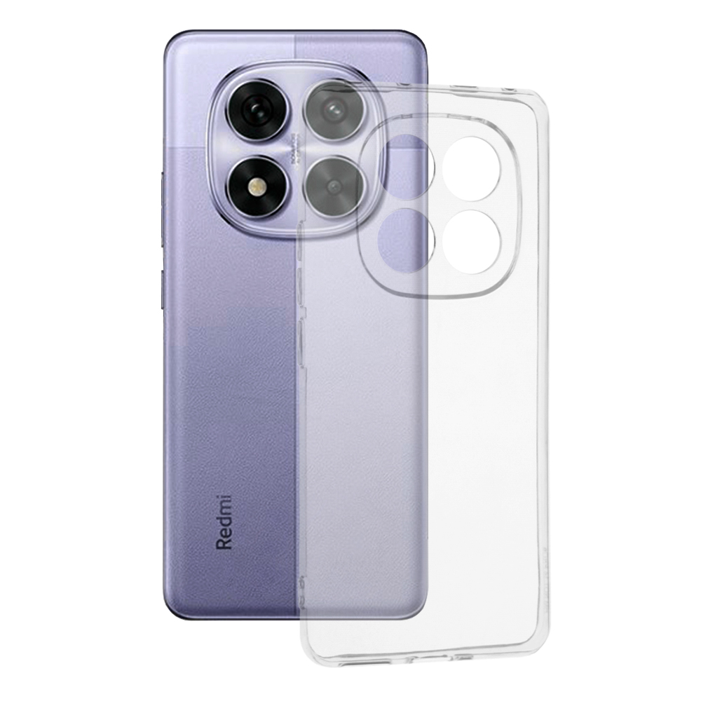 Levně Techsuit silikonové pouzdro Xiaomi Redmi Note 14 Pro 5G Poco X7 průhledné