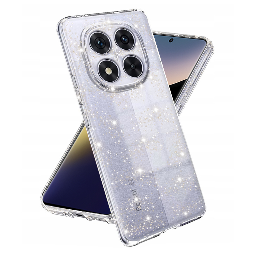 Levně Techsuit SparkleSkin Series pro Xiaomi Redmi Note 14 Pro 5G Poco X7 průhledný