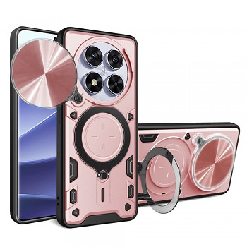 Techsuit CamGuard Pro pro Xiaomi Redmi Note 14 Pro 5G Poco X7 růžově zlatá