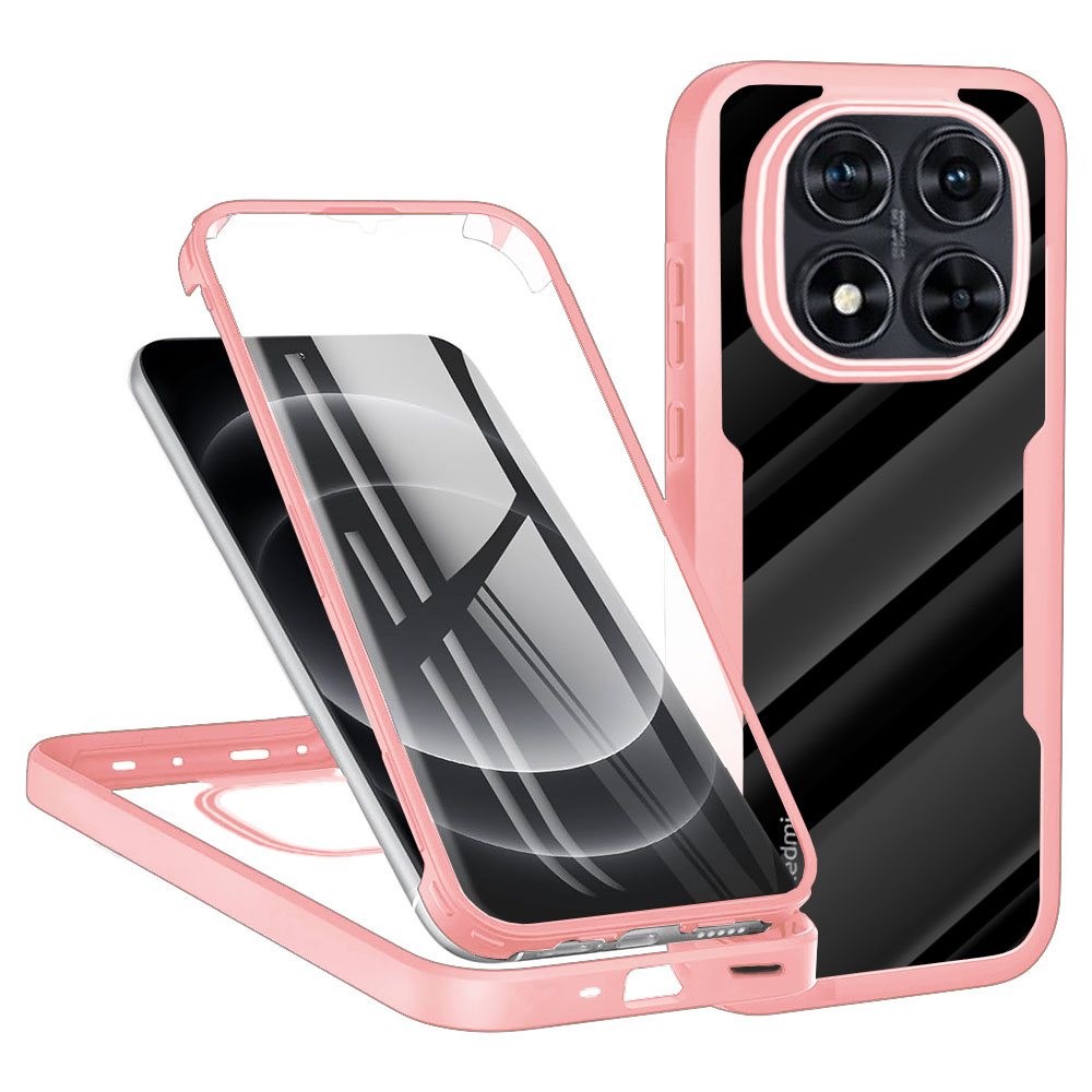 Levně Techsuit ColorVerse 360 Series Ochranné sklo Xiaomi Redmi Note 14 Pro 5G růžová