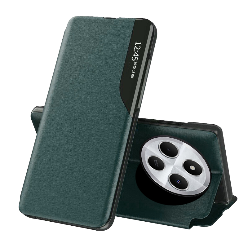 Levně Techsuit eFold Series Xiaomi Redmi 14C / Poco C75 Tmavě zelená