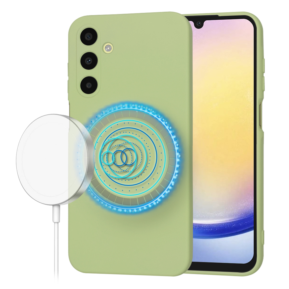 Levně Techsuit SoftFlex MagSafe pro Samsung Galaxy A25 5G v barvě matcha