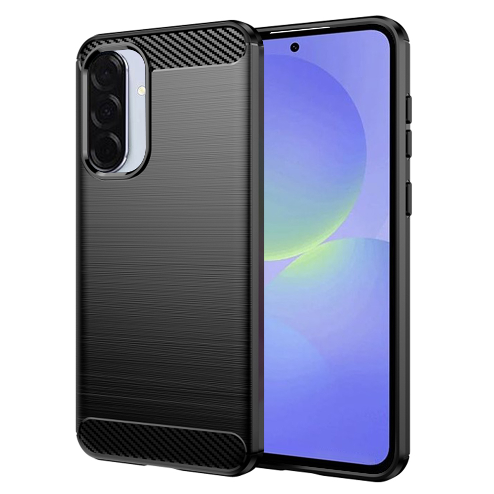 Levně Techsuit Carbon Silicone pro Samsung Galaxy A36 5G A56 5G černá