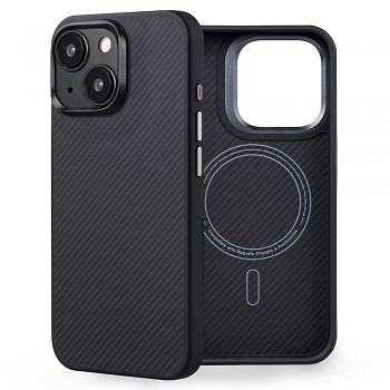 Pouzdro Edizard Pro MagSafe iPhone 15 Plus černé