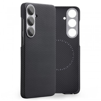 Pouzdro Edizard Air MagSafe pro Samsung Galaxy S24 Plus černé