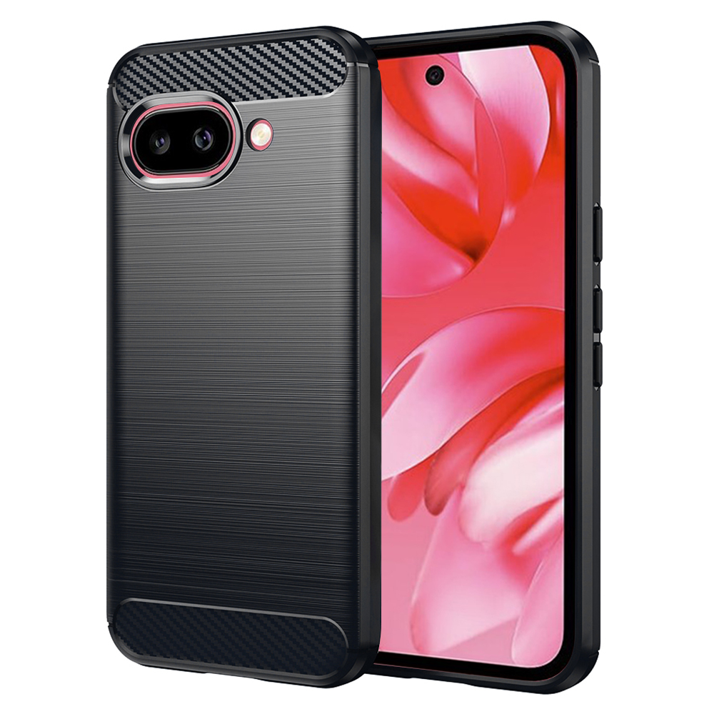 Techsuit Carbon Silicone pro Google Pixel 9a černý