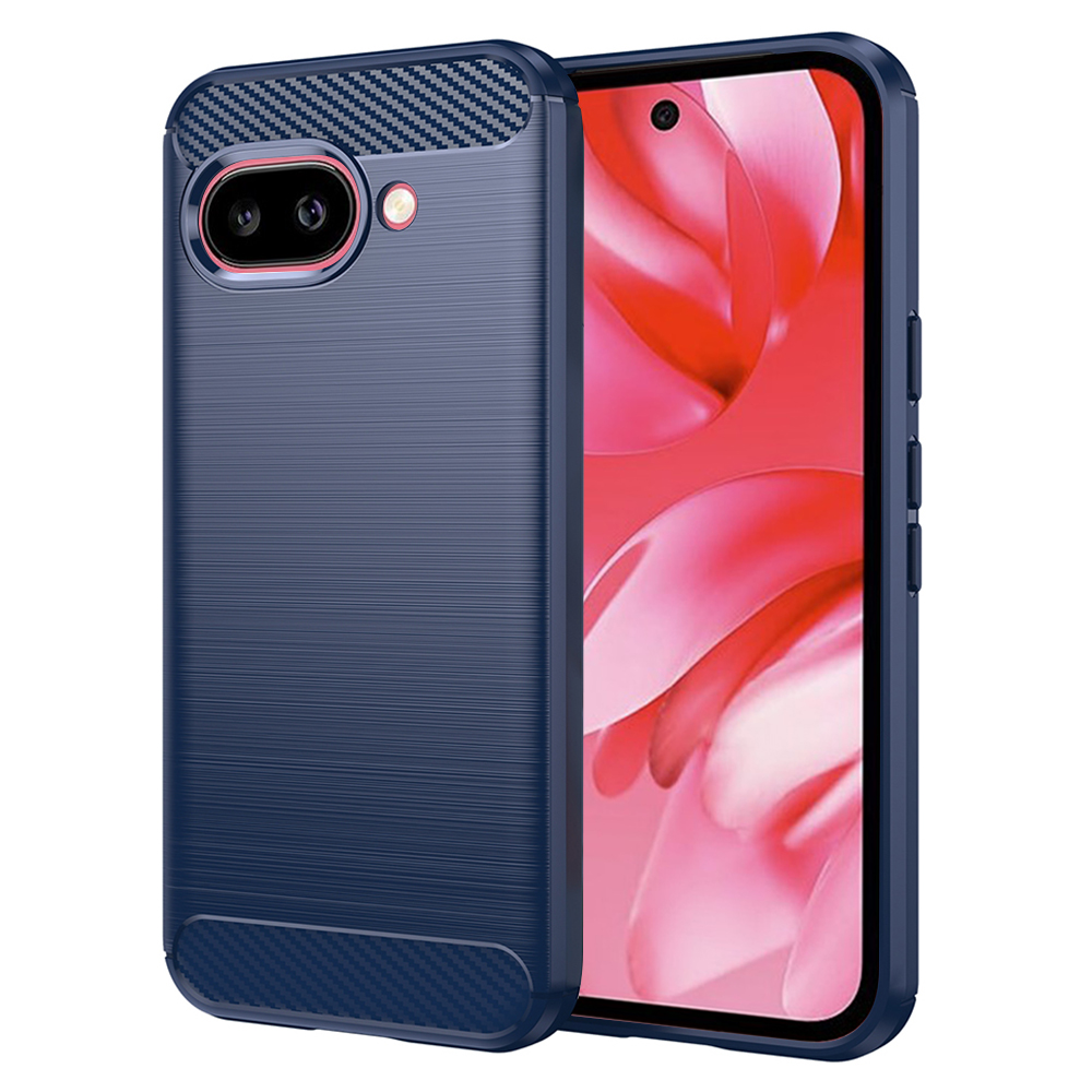 Techsuit Carbon Silicone pro Google Pixel 9a modrá