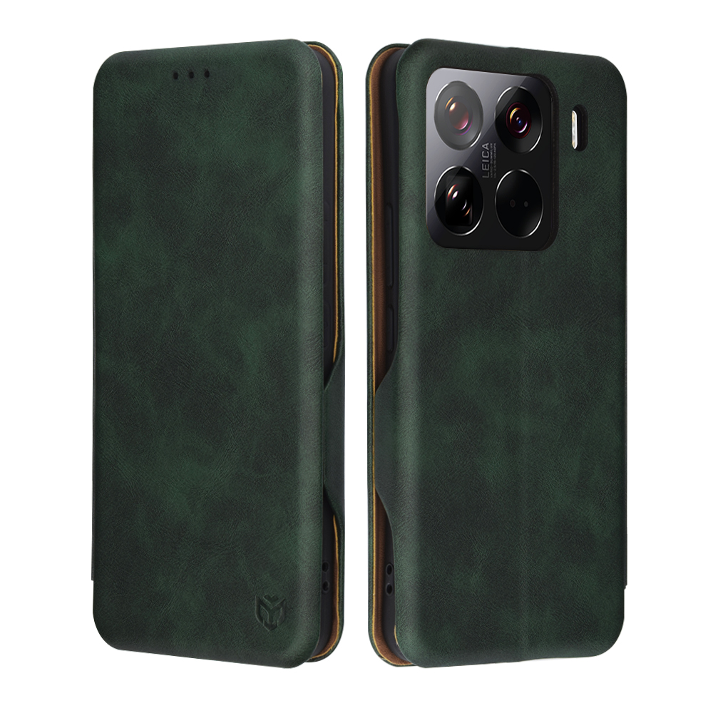 Levně Peněženka Techsuit Safe Wallet Plus pro Xiaomi 15 Pro zelená