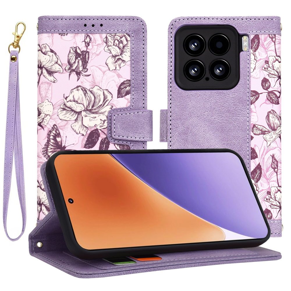 Levně Techsuit FlipCraft Xiaomi 15 Tajemná fialová