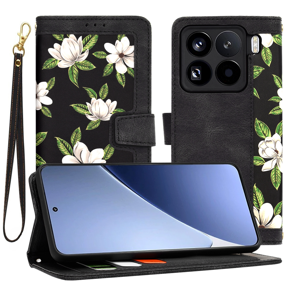Levně Pouzdro na Xiaomi 15 Pro Techsuit FlipCraft Květiny úsvitu