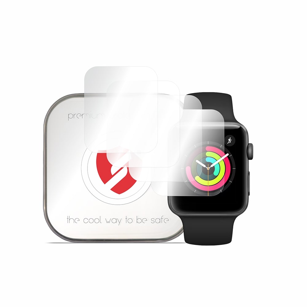 Ochrana displeje Premium Classic 4ks Apple Watch 1 2 3 42mm průhledná