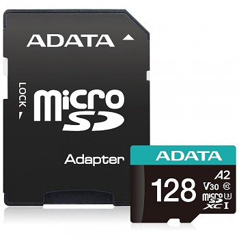 Adata paměťová karta MicroSDXC adaptér Class 10 UHS-I U1 128GB černá