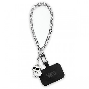 Karl Lagerfeld Wrist Chain KLUCHCSKPK Universal Choupette stříbrná