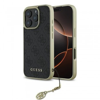 Guess Hardcase 4G Charms Collection iPhone 16 Pro Max černá