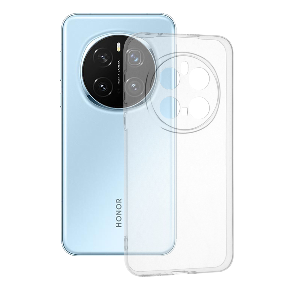 Levně Techsuit silikonový obal Honor Magic7 Pro průhledný