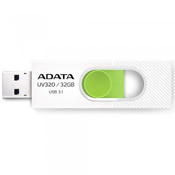 Adata Memory Stick AUV320-32G-RWHGN USB 3.1 FlashDrive 32GB bílá zelená