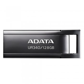 Adata Memory Stick AROY-UR340-128GBK USB 3.2 FlashDrive 128GB 100MB/s kovová černá