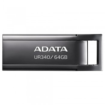 Adata Memory Stick AROY-UR340-64GBK USB 3.2 FlashDrive 64GB 100MB/s kovová černá