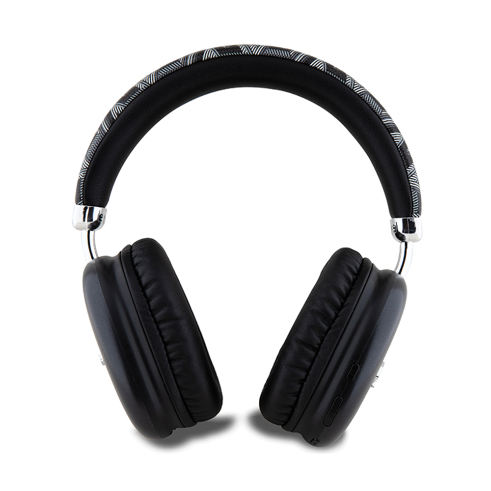 Levně Guess Wireless Headphones GCUBE Metallic Script Logo Over-ear Headset černá