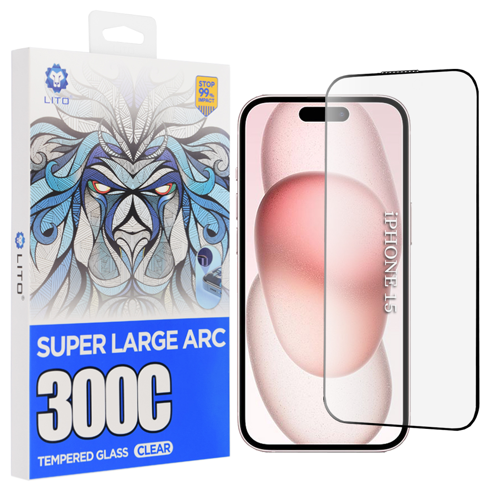 Levně Pouzdro Lito D+ Max 300C pro iPhone 15 průhledné