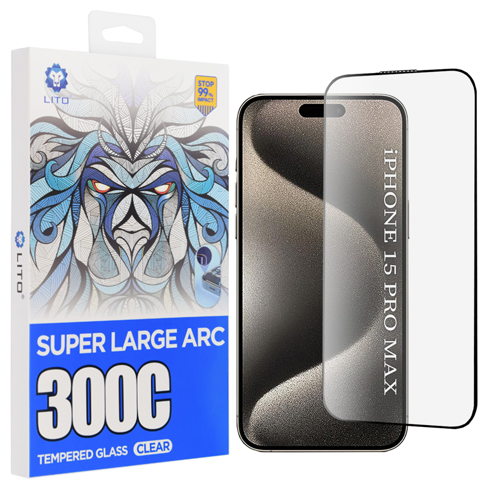 Levně Pouzdro Lito D+ Max 300C pro iPhone 15 Pro Max průhledné