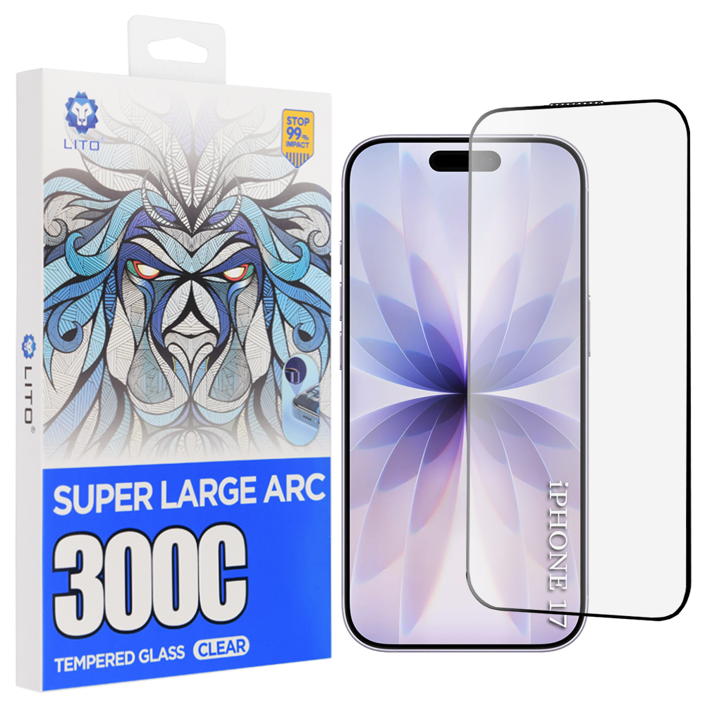 Levně Lito D+ Max 300C iPhone 17 iPhone 16 Pro průhledný obal