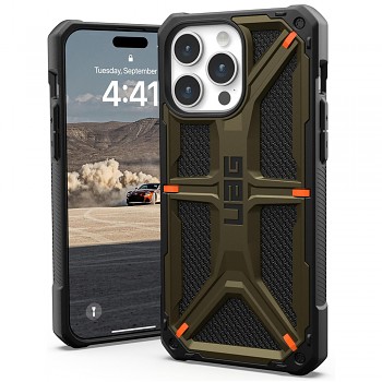 UAG Monarch pro iPhone 15 Pro Max Kevlar zelený Element