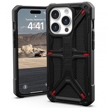 UAG Monarch pro iPhone 15 Pro Kevlar černá