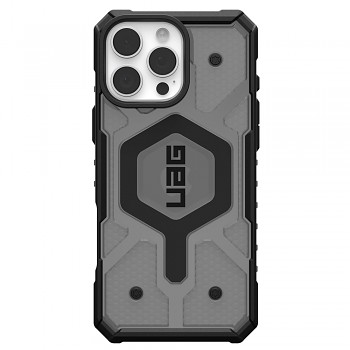 UAG Pathfinder Clear MagSafe pro iPhone 16 Pro Max v barvě popelavé černé