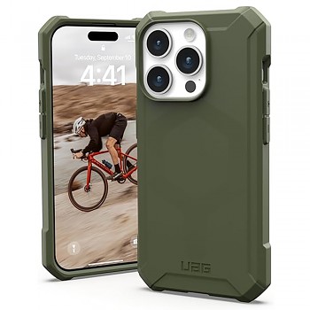 UAG Essential Armor MagSafe iPhone 15 Pro olivově zelená