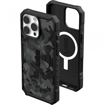 UAG Pathfinder SE MagSafe pro iPhone 16 Pro Max Mitternacht Camo