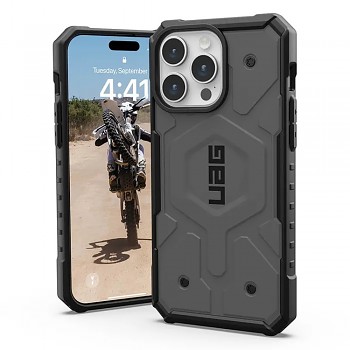 UAG Pathfinder MagSafe pro iPhone 16 Pro stříbrný