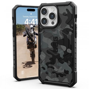 UAG Pathfinder SE MagSafe iPhone 15 Pro Mitternacht Camo
