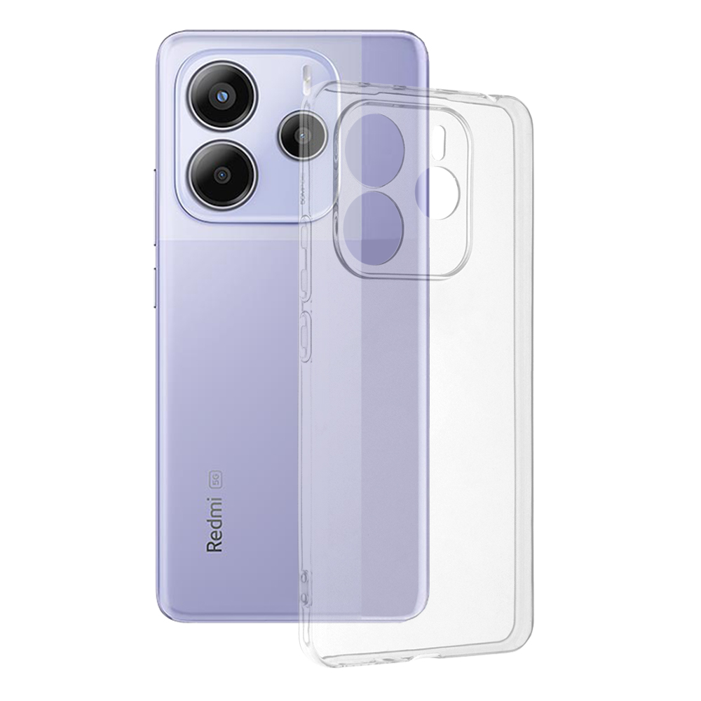 Levně Techsuit silikonové pouzdro Xiaomi Redmi Note 14 5G průhledné