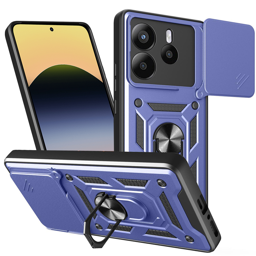 Levně Techsuit CamShield Series pouzdro Xiaomi Redmi Note 14 5G modré