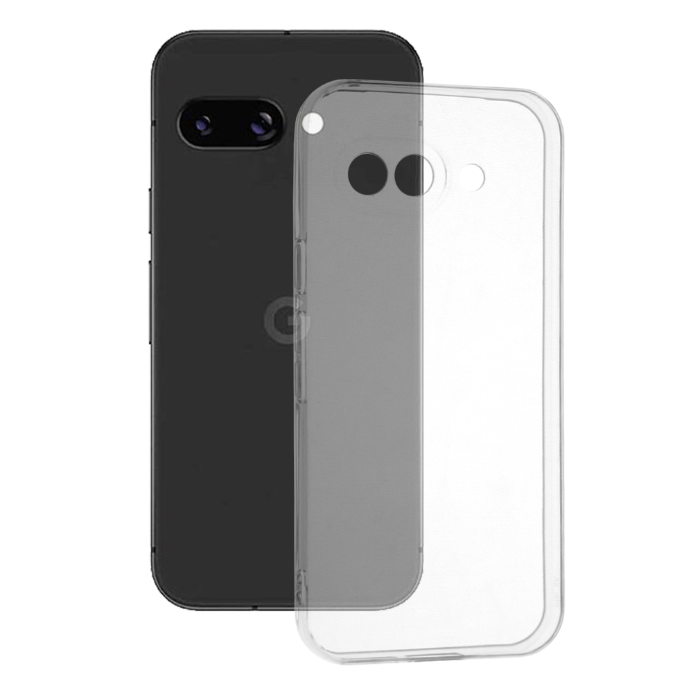 Techsuit silikonové pouzdro Google Pixel 9a průhledné