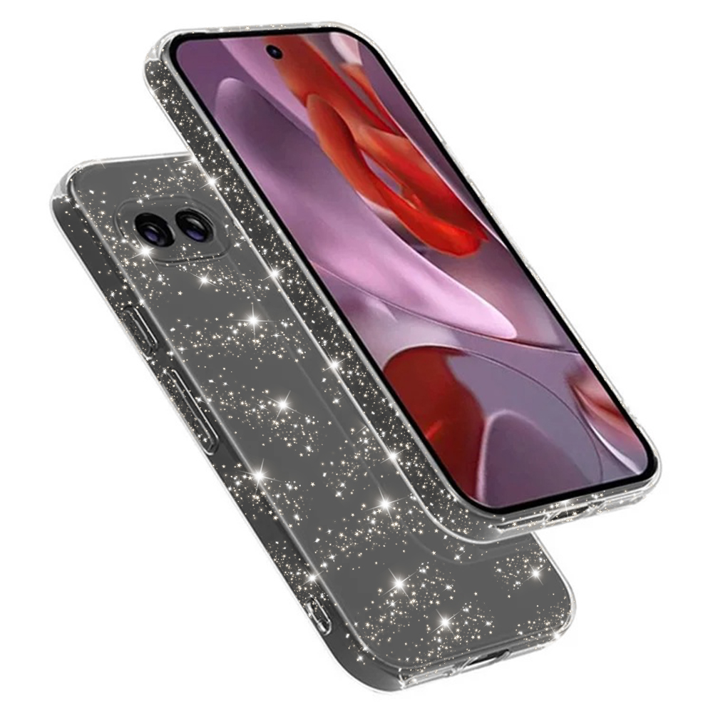Techsuit SparkleSkin Series Google Pixel 9a průhledný obal