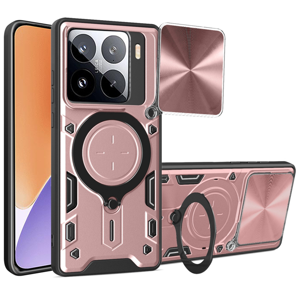 Levně Ochranný kryt Techsuit CamGuard Pro Xiaomi 15 růžově zlatý