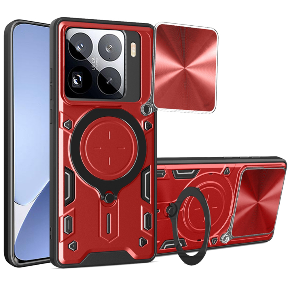 Levně Techsuit CamGuard Pro Xiaomi 15 Pro červená