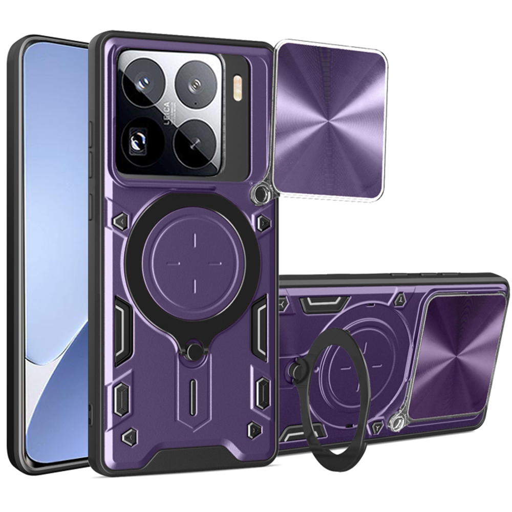 Levně Techsuit CamGuard Pro Xiaomi 15 Pro fialová
