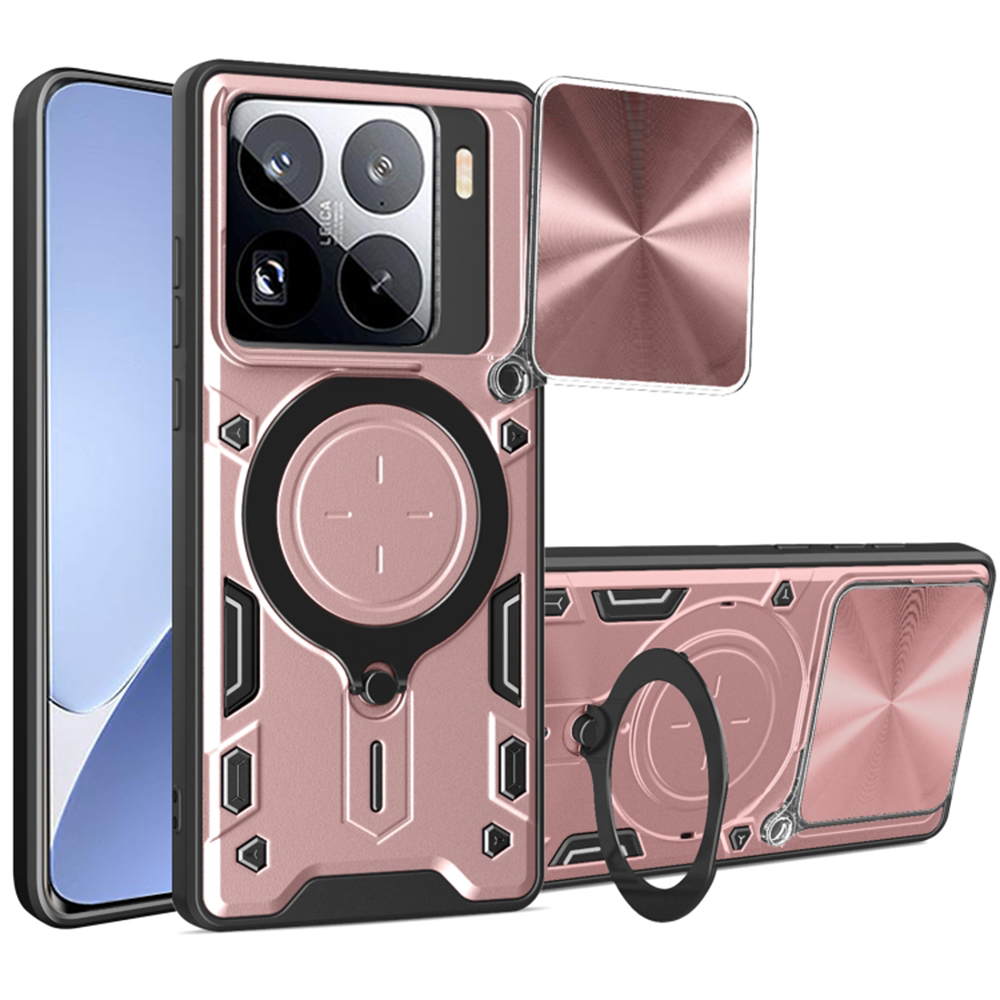 Levně Ochranný kryt Techsuit CamGuard Pro pro Xiaomi 15 Pro růžově zlatý