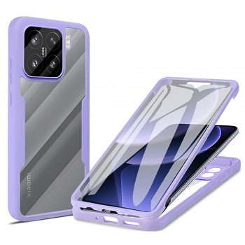 Techsuit ColorVerse 360 Series s ochranou displeje Xiaomi 15 fialová
