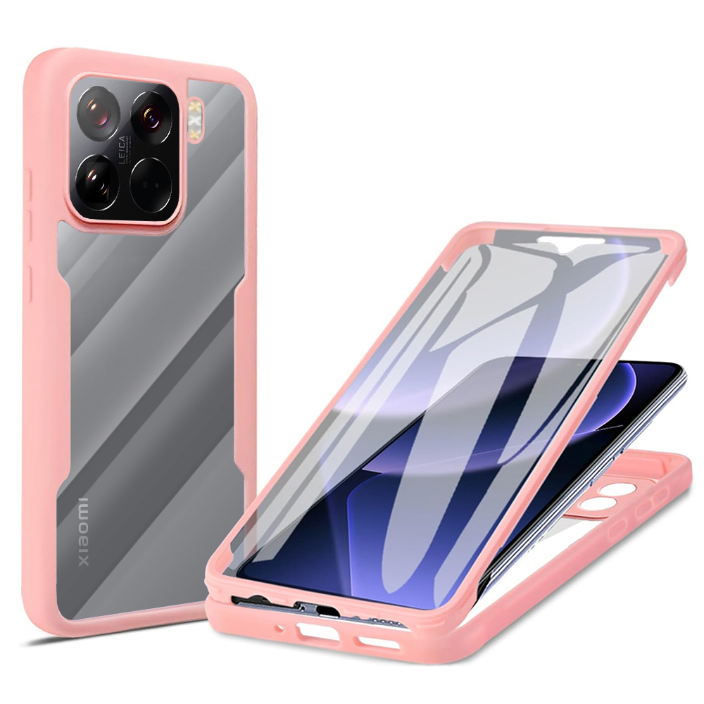 Levně Techsuit ColorVerse 360 Series + Ochranné sklo Xiaomi 15 Pro Růžová